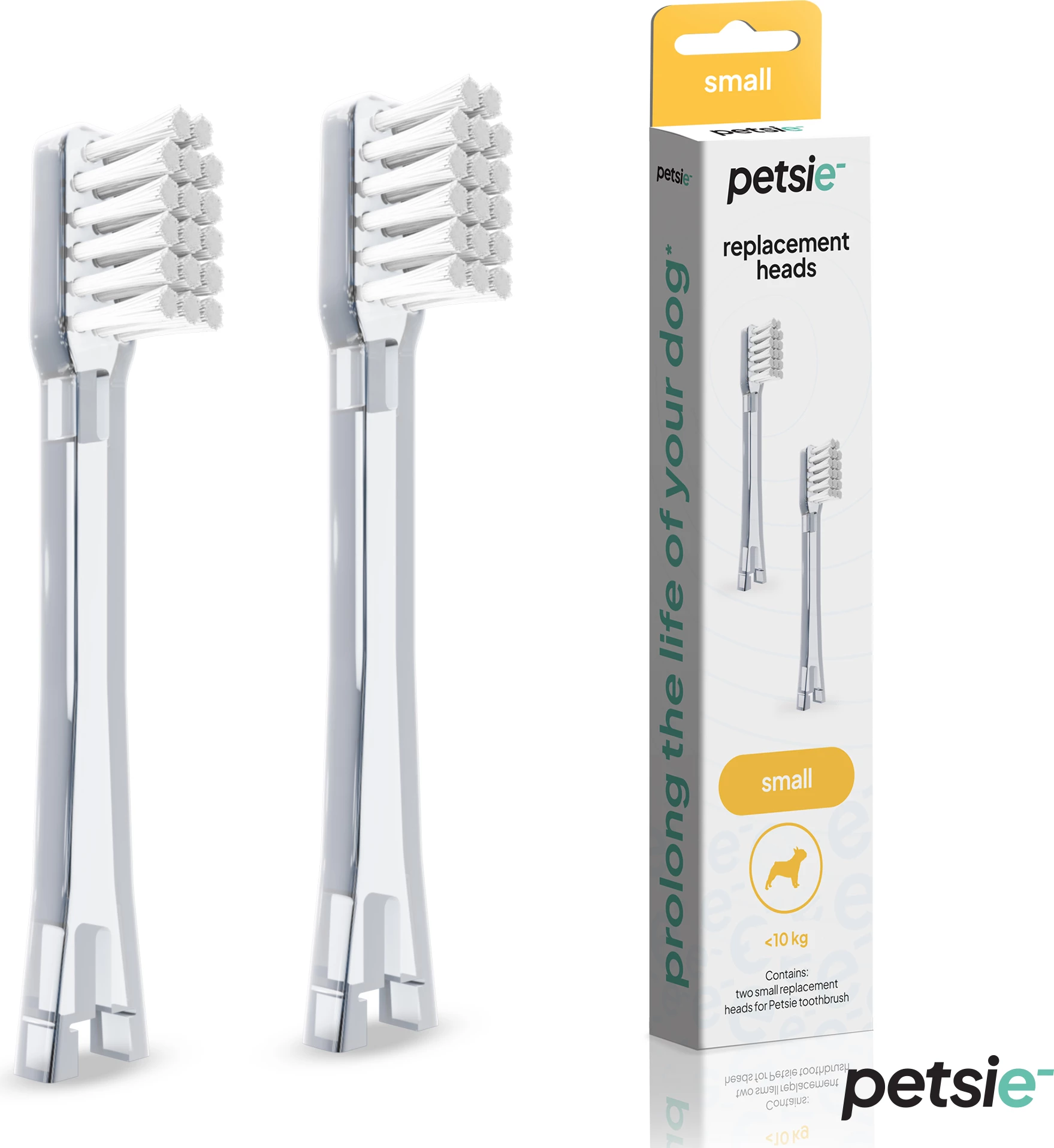 Petsie replacement heads - Kokat zëvendësuese të furçave Petsie