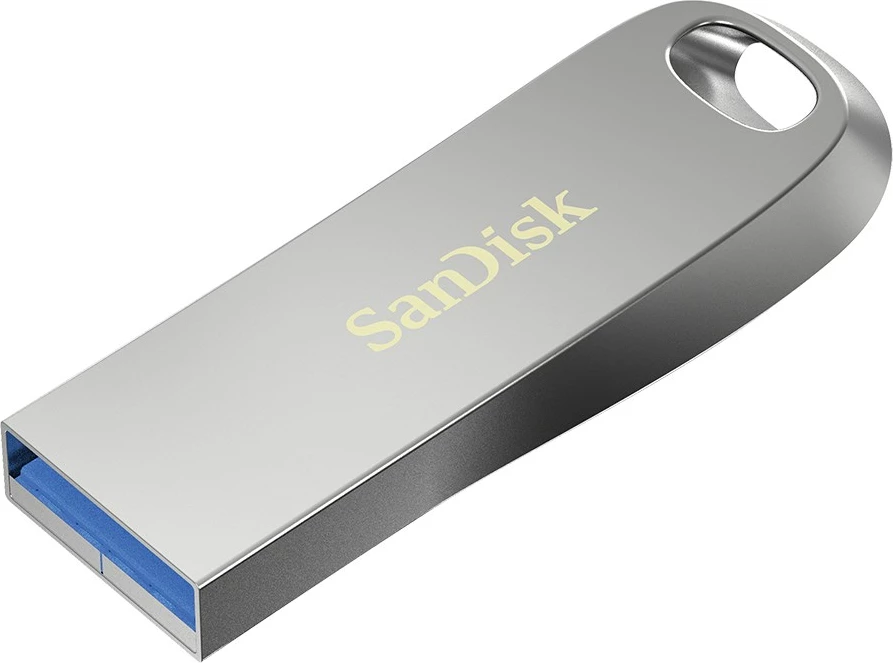 USB SanDisk Ultra Luxe, 128GB, argjend