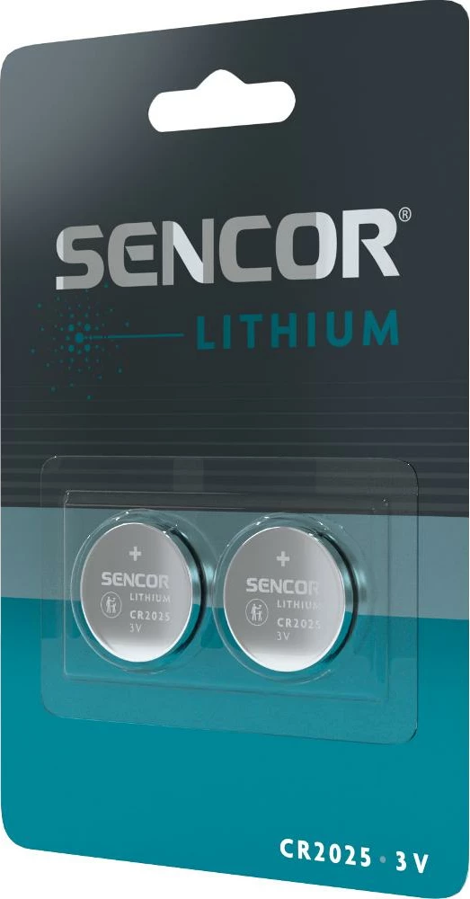 Bateri Sencor SBA CR2025 2BP Li, 2 copë