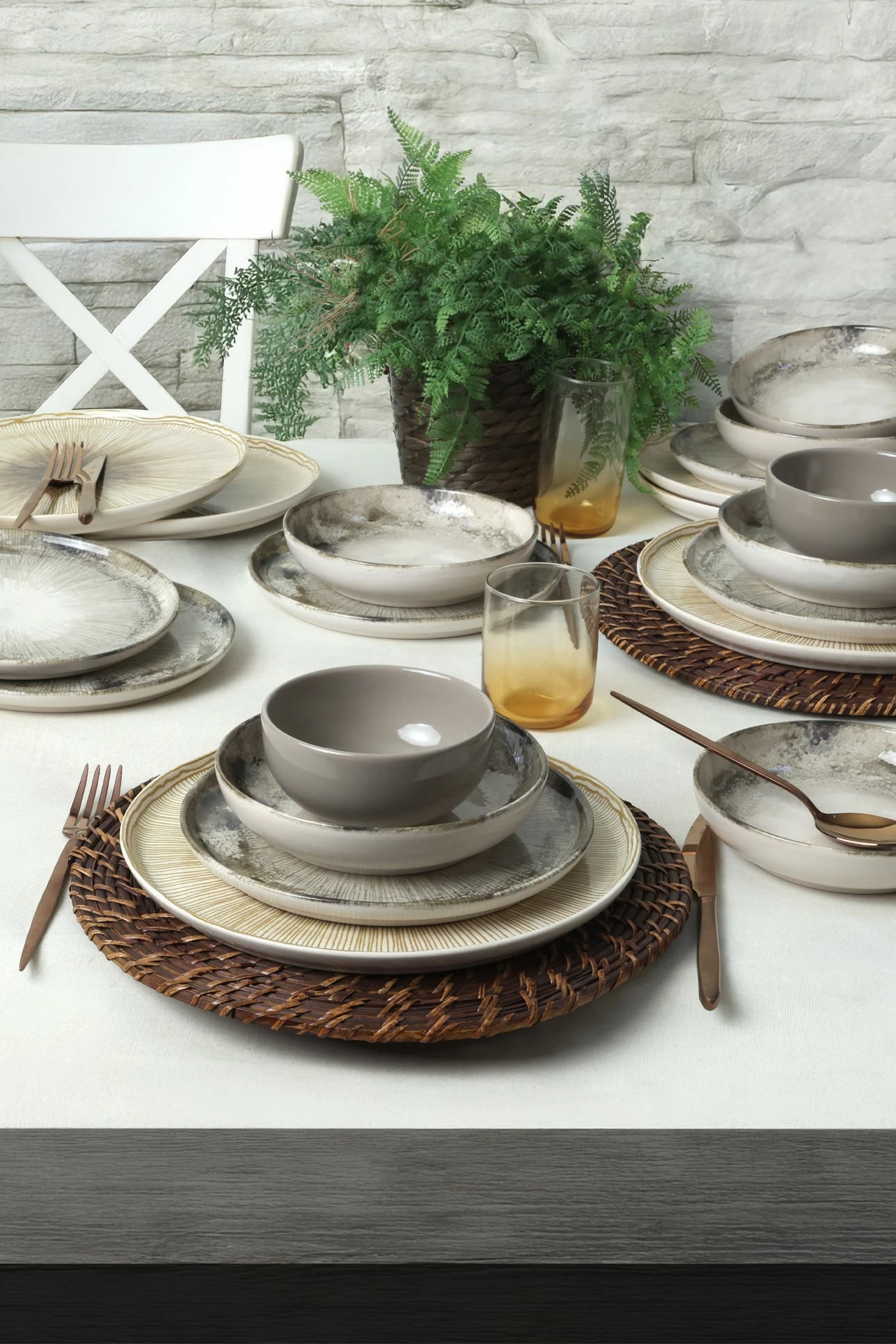 Set enësh për drekë (24 copë), Hermia Concept, X00018726