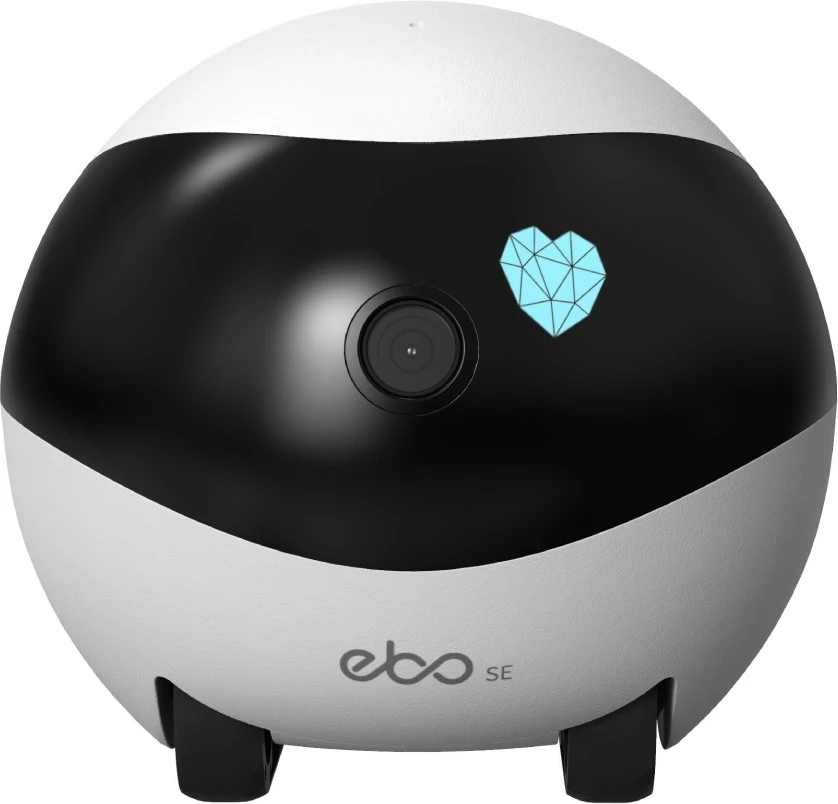 Monitor smart Enabot EBO SE, për kafshë shtëpiake dhe fëmijë, i zi