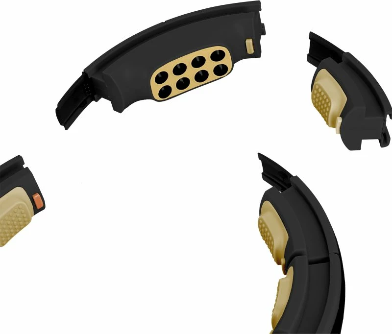 Hula hop me magnet e peshë HMS HHM13, zi/ari