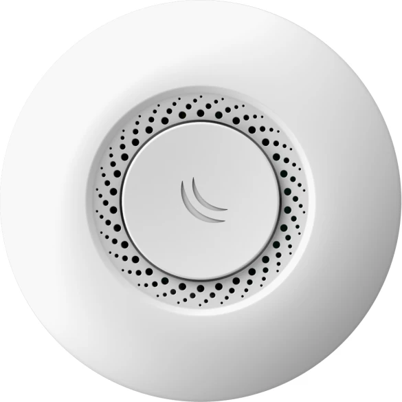 Access Point MIKROTIK RBcAP2nD 2.4GHz Wi‑Fi 4 300Mbps PoE, i bardhë, set me PoE injector + adapter rryme + kit montimi