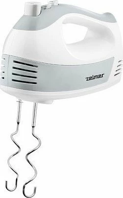 Mikser dore Zelmer ZHM2450 700W 5 shpejtësi me Turbo, me rrahëse dhe grepë brumi, i bardhë