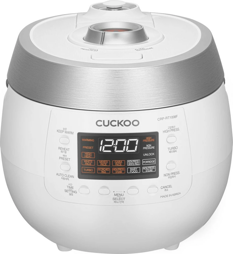Tenxhere orizi Cuckoo CRP-RT1008F, 1.8L, Twin Pressure, e bardhë