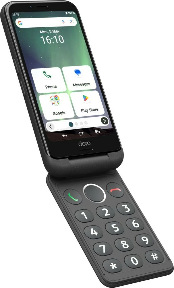 Celular Doro Aurora A20, 4G, 4.5 inch, 3000mAh, grafit