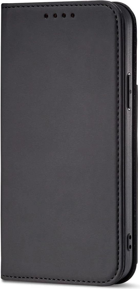 Mbështjellës Hurtel Magnet Card Case për iPhone 12 Pro Max, me portofol dhe mbajtëse, i zi