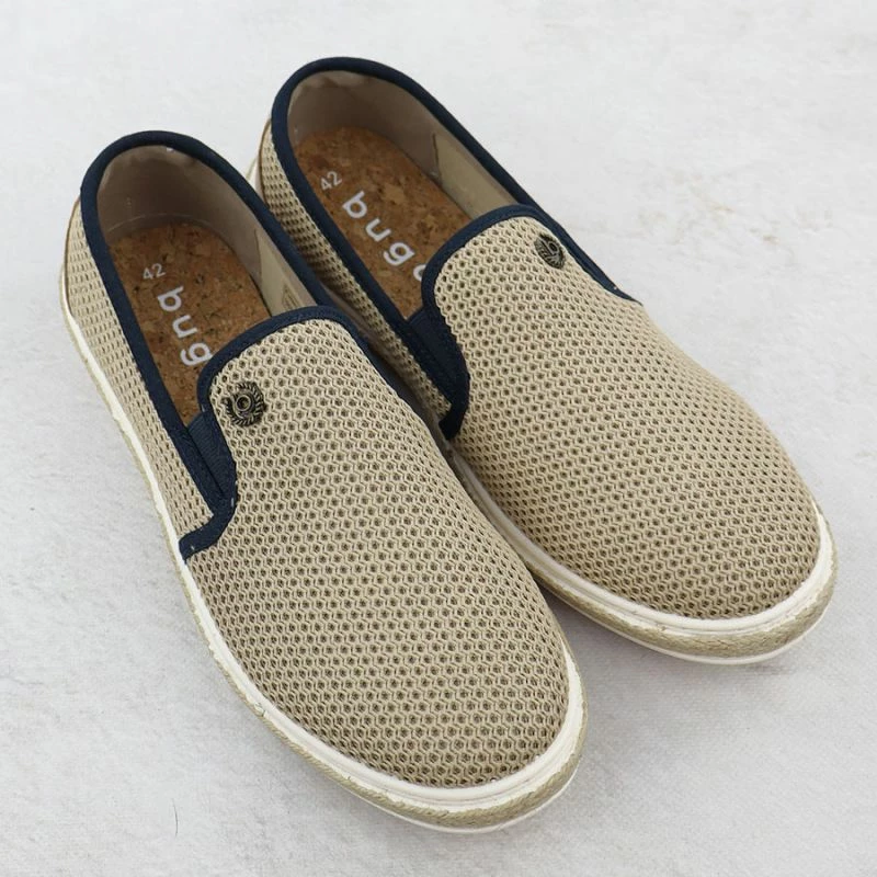 Atlete slip-on Bugatti 321-ASP61-6900, bezhë, meshkuj [Madhësia: 45]