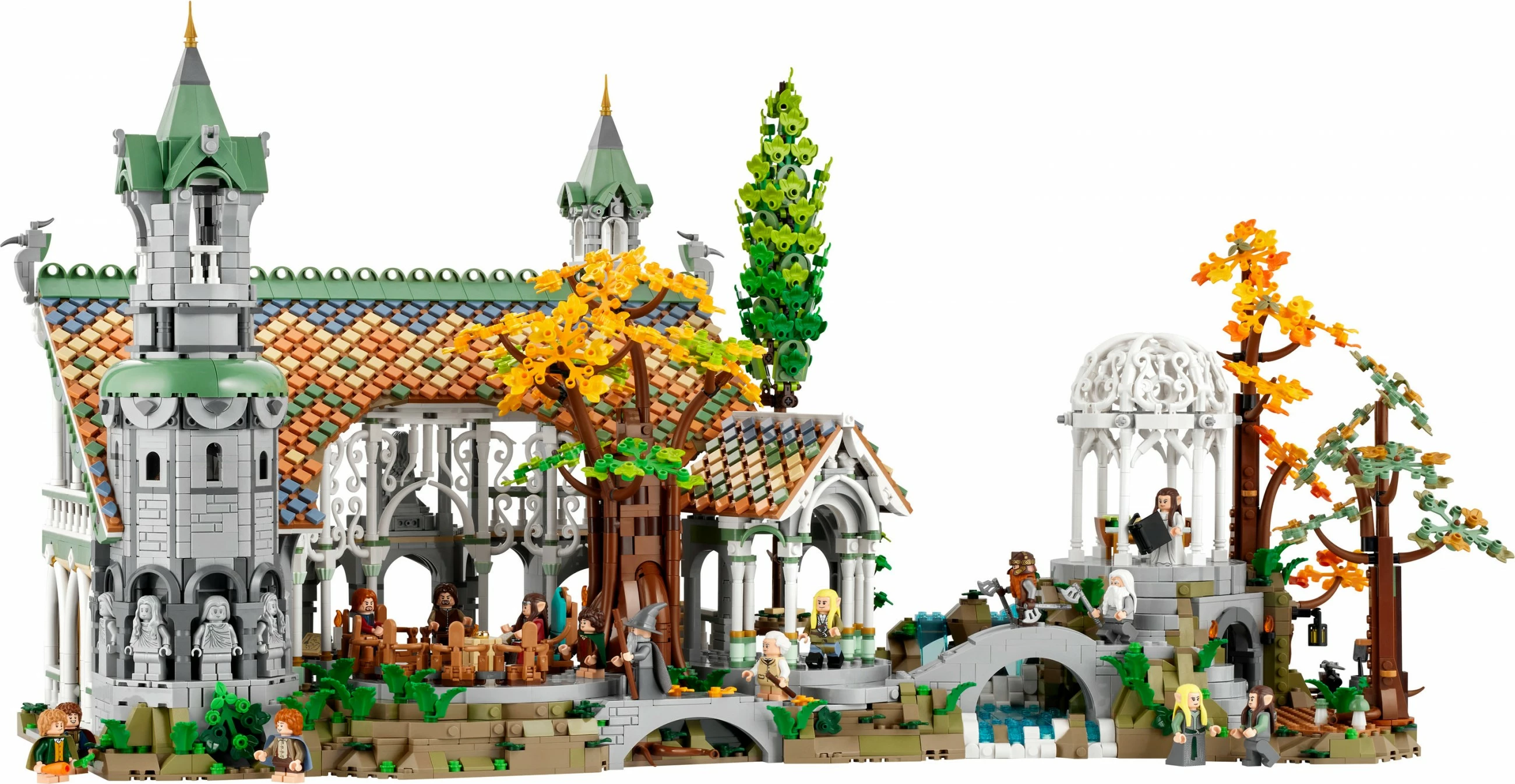 Set ndërtimi LEGO The Lord of the Rings: Rivendell, 6167 pjesë, plastikë, shumëngjyrësh