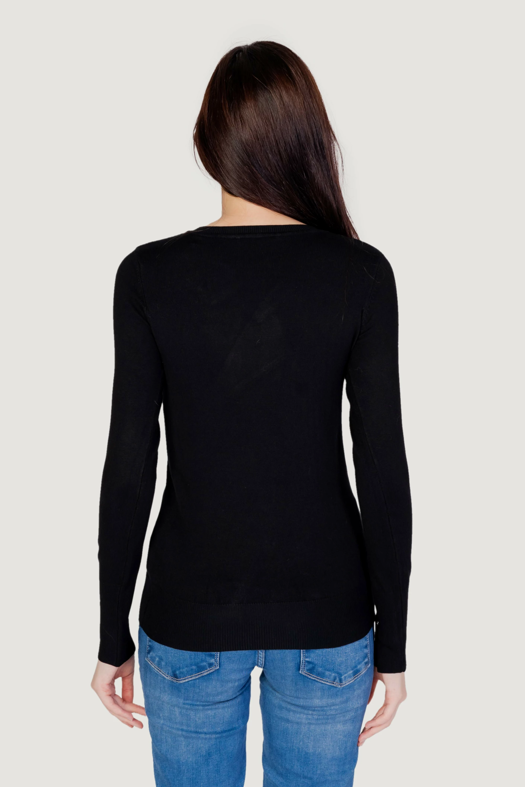Xhemper për femra Guess GENA VN LS W2YR31Z2V62, i zi [Madhësia: XS]