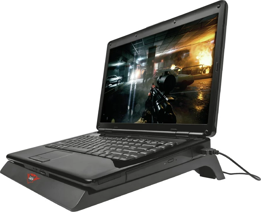 Pad ftohës për laptop Trust GXT 220, 17.3" (43.9 cm), i zi 