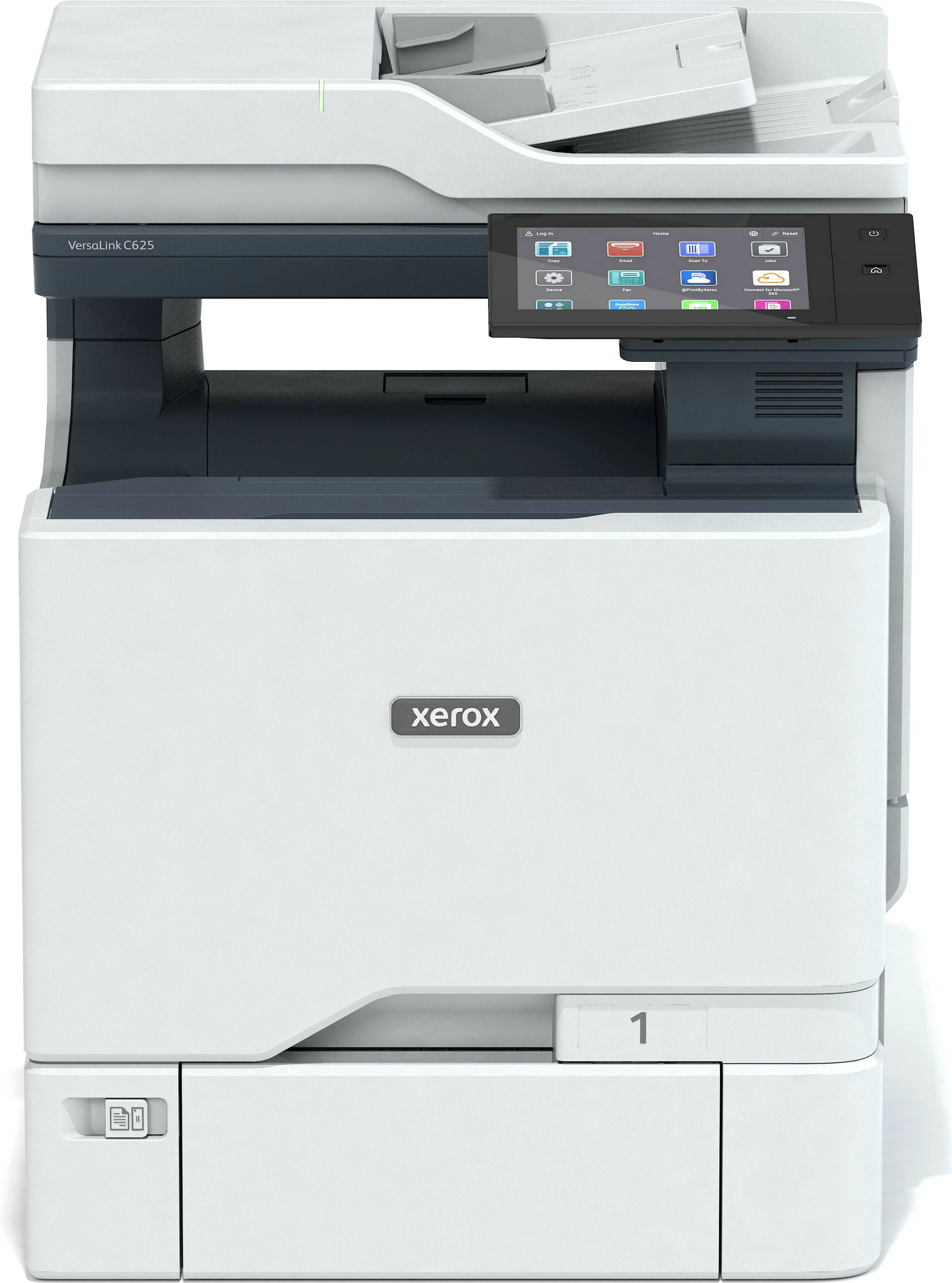 Printer multifunksional Xerox VersaLink C625DN, kolor, USB/LAN, skanim & printim duplex, gri/kaltër