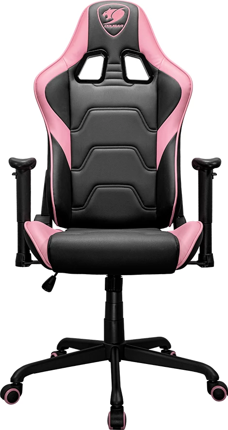 Karrige gaming COUGAR Armor Elite EVA, mbështetëse duarsh 2D, pjerrësi 160°, deri 120 kg, rozë