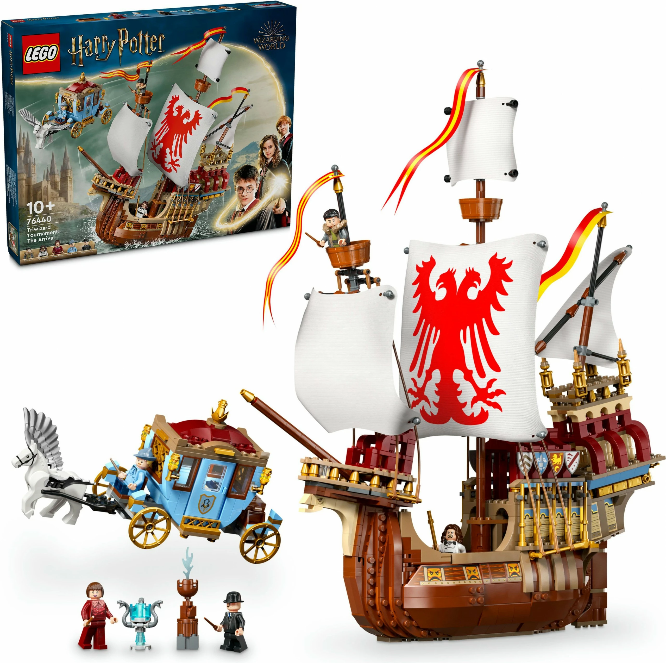 Set ndërtimi LEGO Harry Potter Triwizard Tournament: The Arrival, 1229 pjesë, multikolor