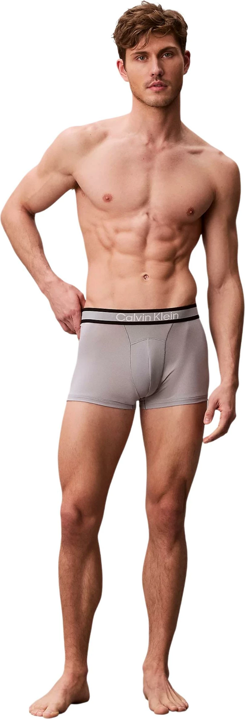 Të brendshme për meshkuj Calvin Klein Underwear TRUNK LV00NB4532, të hirta [Madhësia: M]