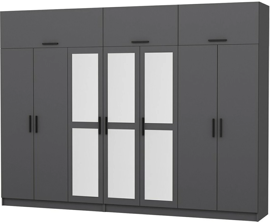 Dollap Skye Decor, ngjyrë antracit, Kale - 5192