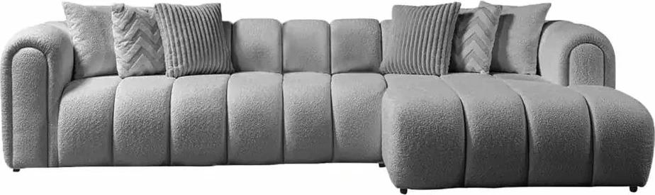 Këndare Atelier del Sofa, N-Line, e djathtë, ngjyrë gri