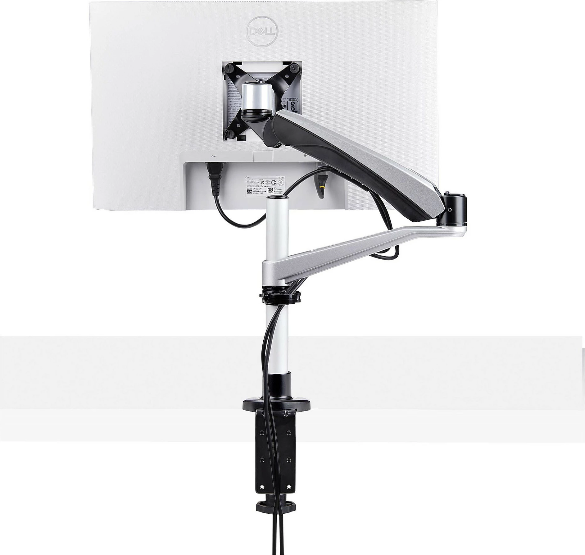 Mbajtëse monitori tavoline StarTech, VESA 75x75/100x100, për 17-30", 9 kg, e zezë/argjendtë