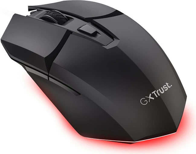 Maus gaming Trust GXT122 FELOX+ Dual Wireless, 12000 DPI, RGB, e zezë