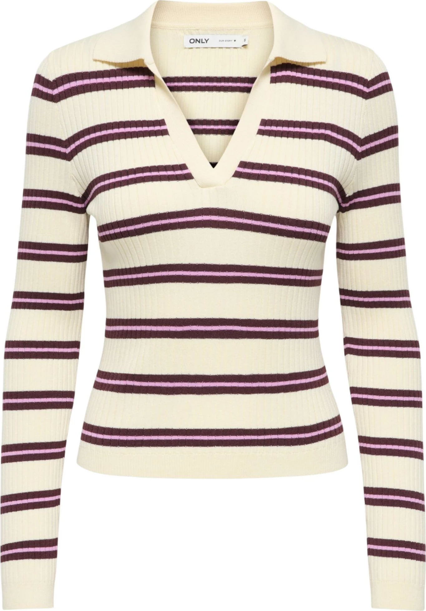 Xhemper polo për femra Only ONLKAYA 15380052, e fildishtë [Madhësia: L]