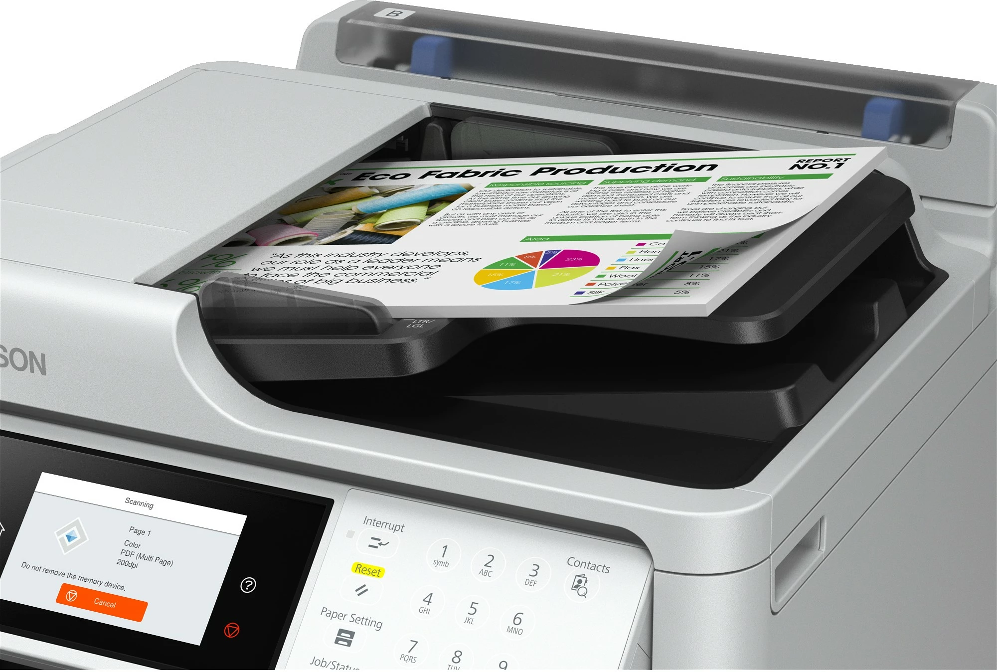 Printer multifunksional Epson WorkForce Pro EM-C800RDWF, inkjet, A4, i bardhë