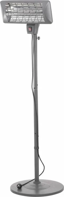 Ngrohës halogjen në këmbë CAMRY CR7737 2000W, IP24, lartësi e rregullueshme 157–202 cm, gri