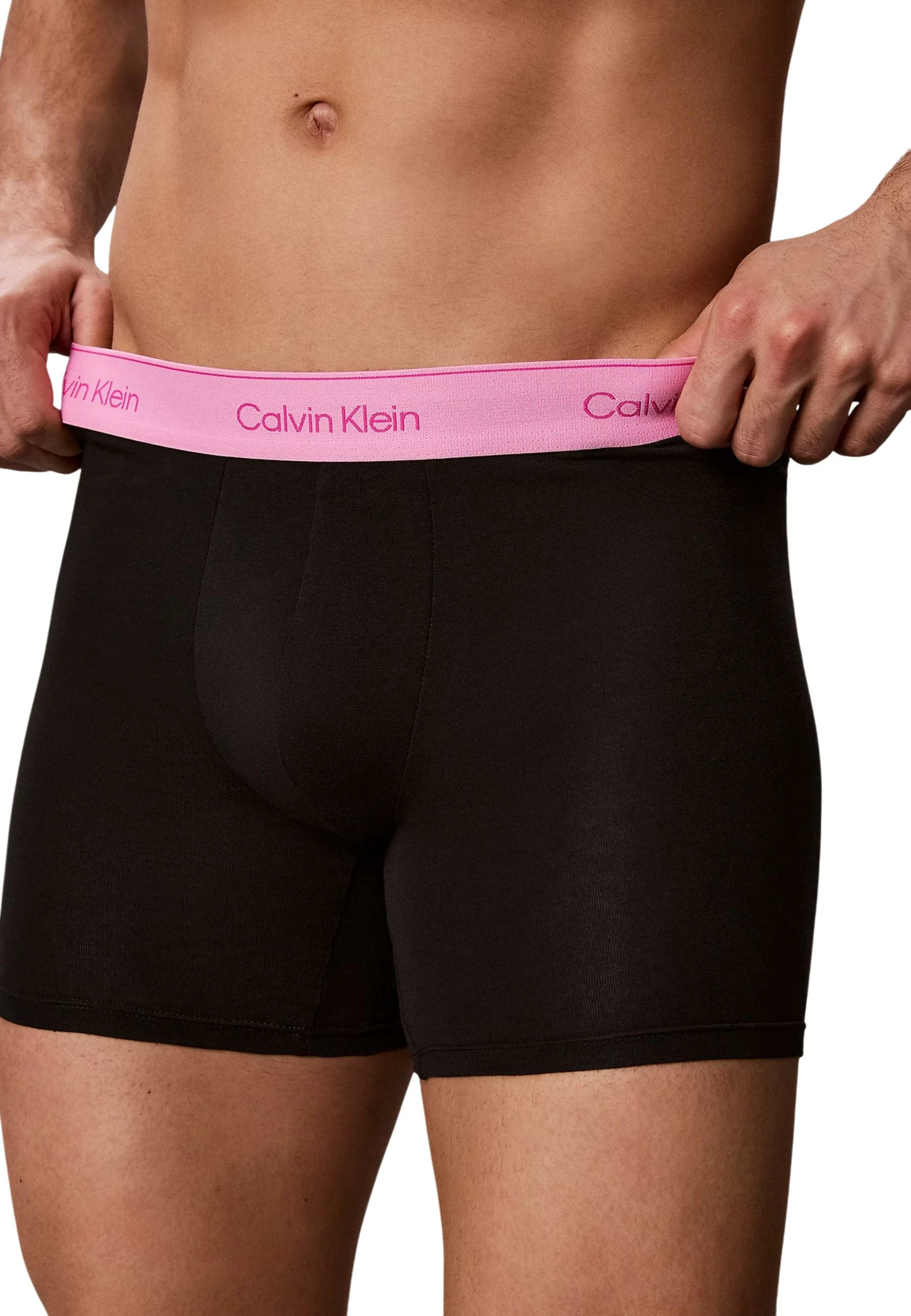 Të brendshme për meshkuj Calvin Klein Underwear Boxer Brief 5PK LV00NB4551, jeshile-ari [Madhësia: M]