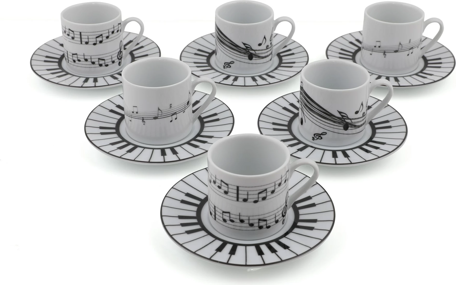 Set filxhanash kafeje (12 copë), Hermia, RU12KT4208023