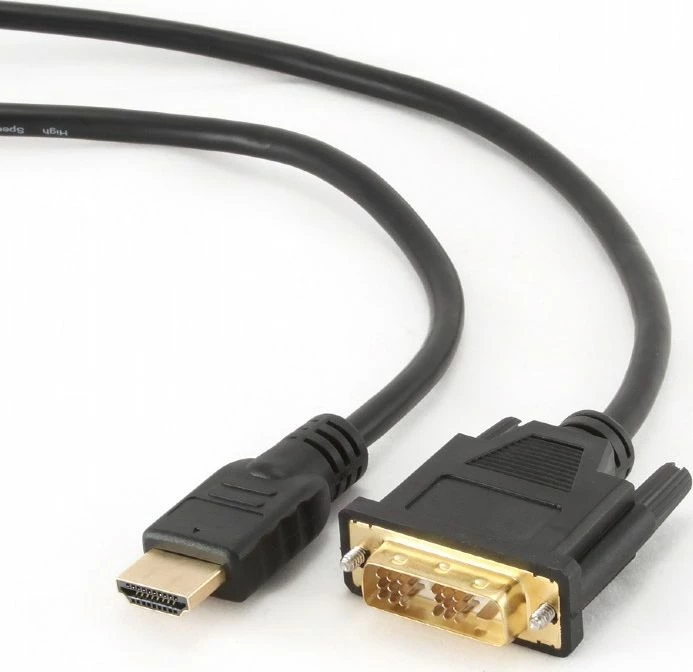 Kabllo HDMI - DVI-D Gembird CCHDMIDVI6 1.8m, e zezë