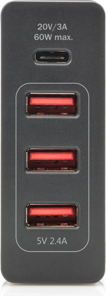 Karikues universal Digitus 4-Port, USB Type-C, 72W, i zi