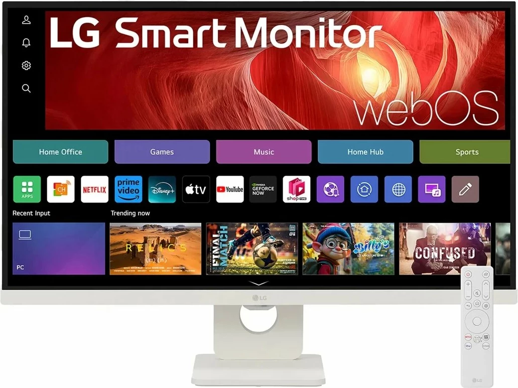 Monitor smart LG 27U731SA 27" 4K UHD IPS webOS, i bardhë