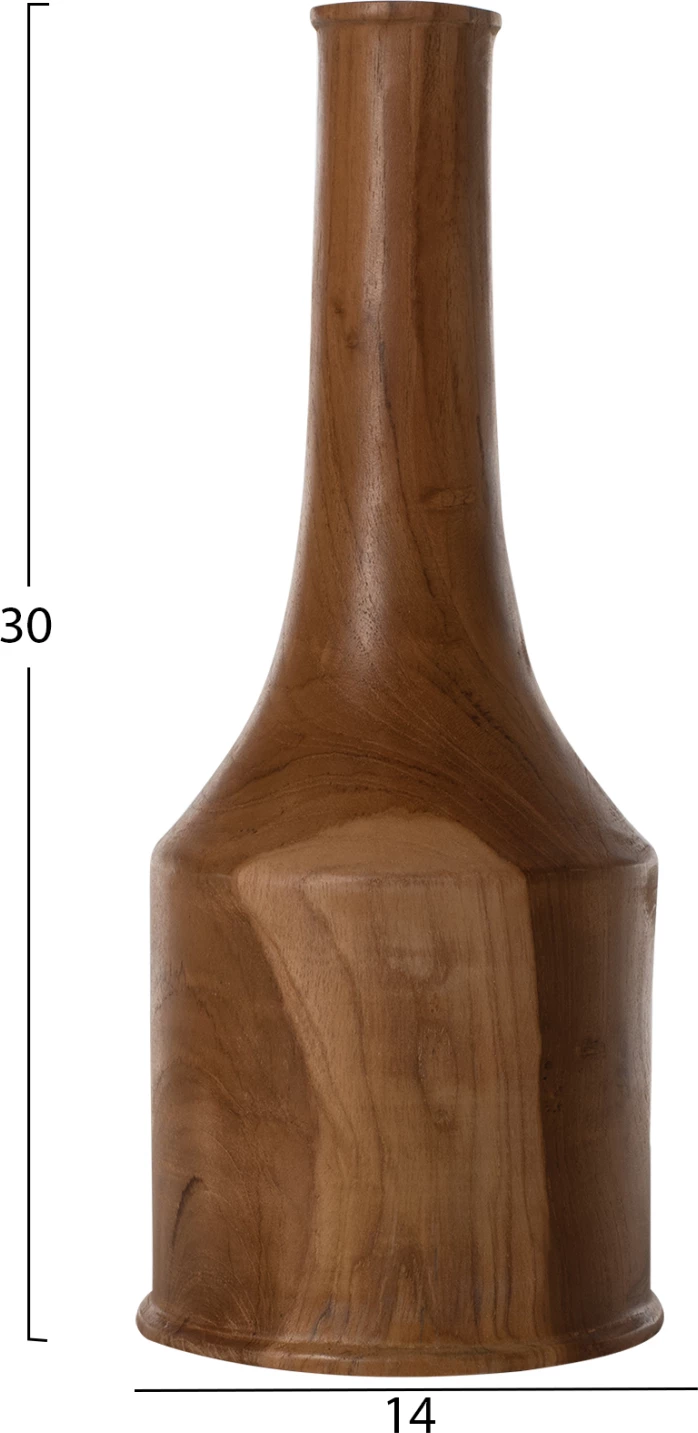 Shishe dekorative 3PCS set FH7717 dru teak natyral