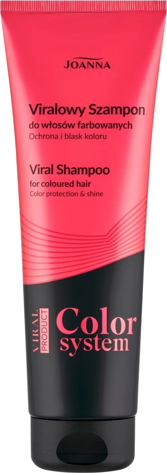 Shampon për femra Joanna Color System Viralowy për flokë të lyer, 260ml
