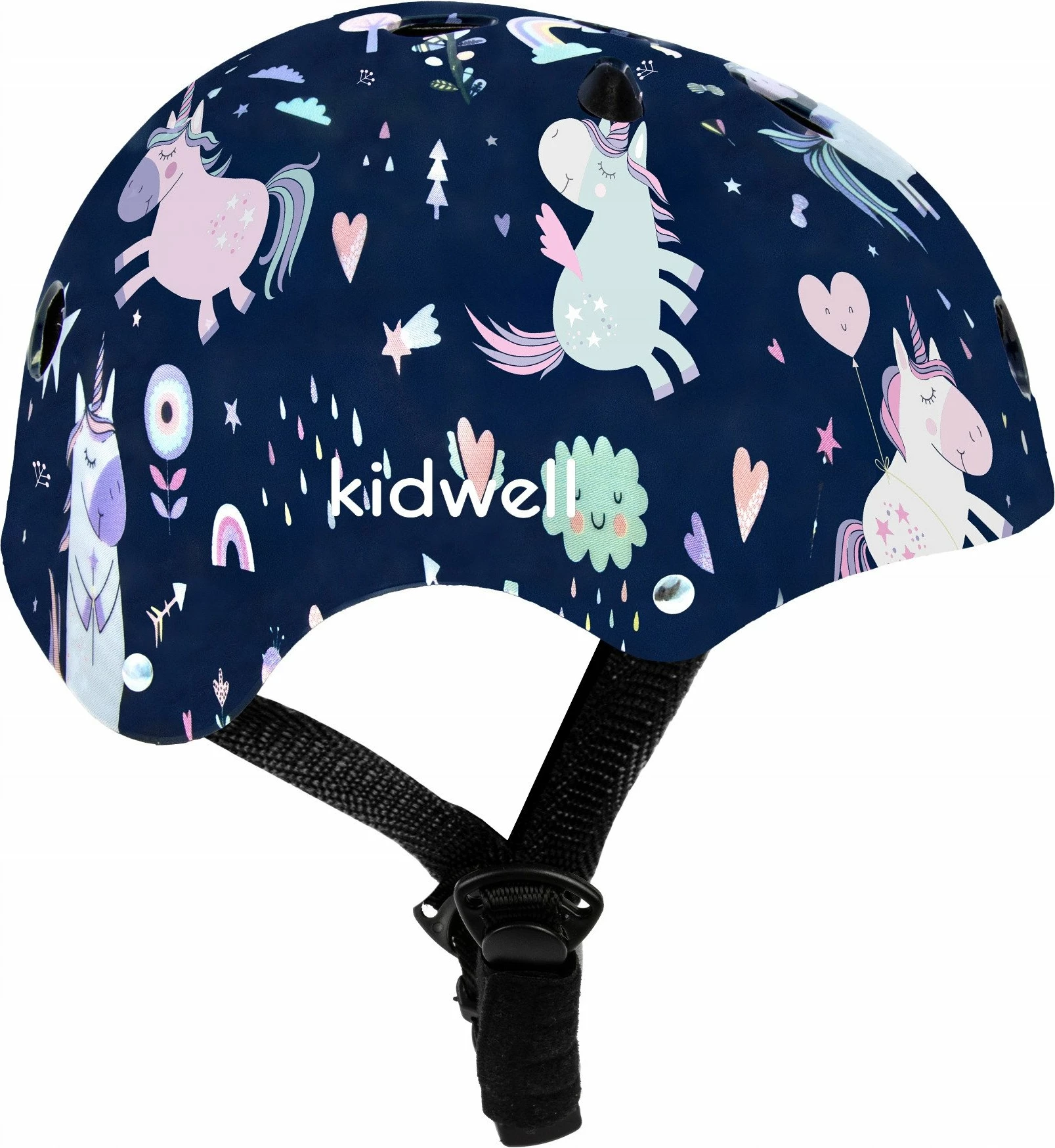 Helmet mbrojtës Kidwell ORIX PLUS, M (52-56 cm), Unicorn, blu e errët
