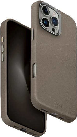 Mbështjellës UNIQ Lyden MagClick për iPhone 16 Pro Max, Gri