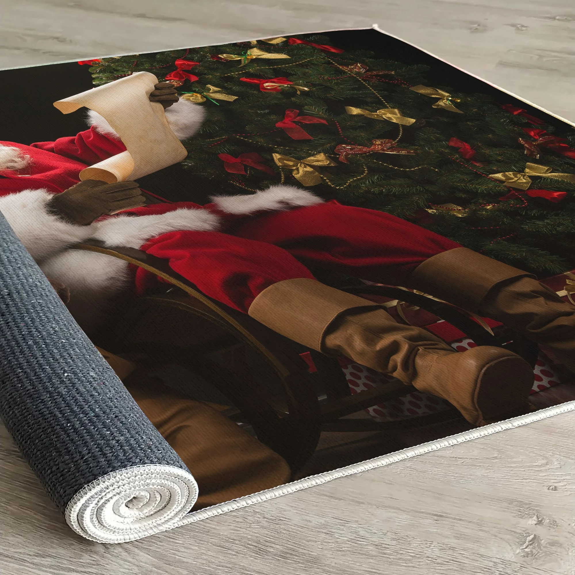 Qilim multingjyrësh me Santa Claus, 80x120cm, Woopamuk434