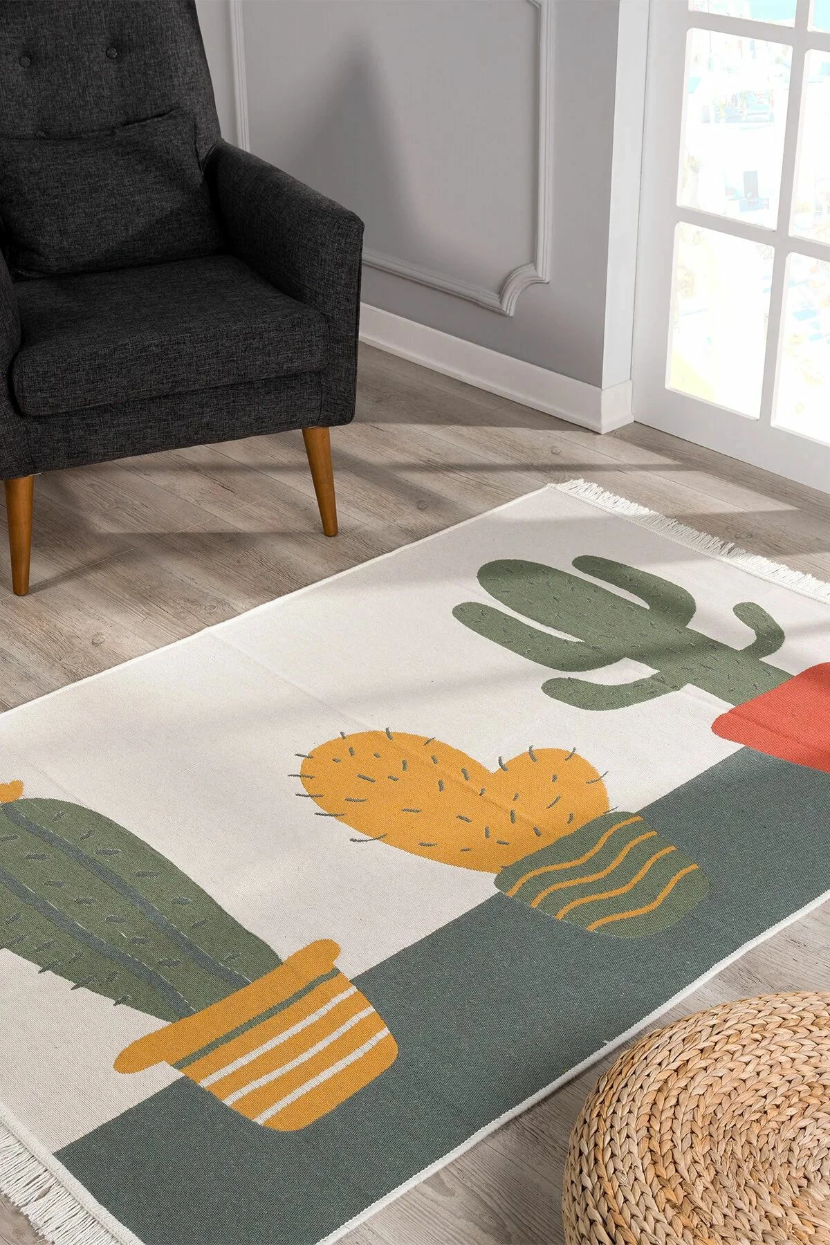 Qilim (80 x 120) Conceptum Hypnose, Kaktus