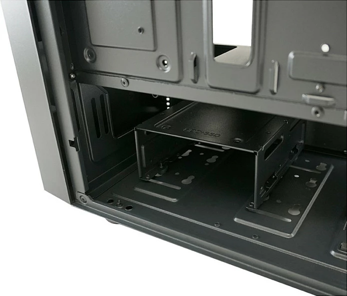 Kasë LC-Power 2016MB, Micro Tower, micro ATX/Mini-ITX, e zezë