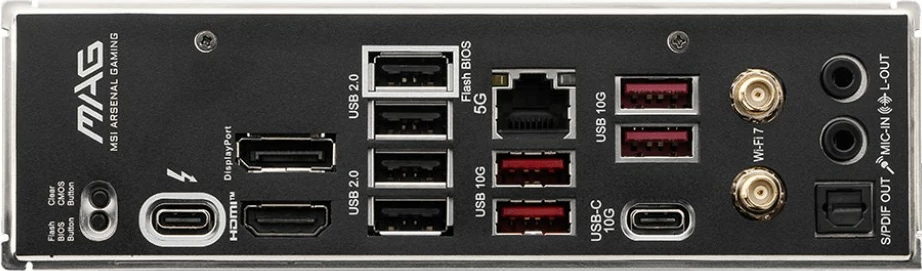 Pllakë amë MSI MAG B860 TOMAHAWK WIFI, ATX, LGA1851, DDR5, Wi-Fi 7, E zezë