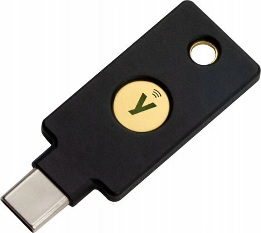 Çelës sigurie Yubico Security Key C NFC, USB-C, NFC, FIDO2/U2F, i zi