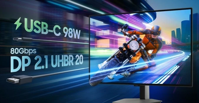 Monitor Samsung Odyssey OLED G8 LS32HG800SUXEN, 32", 4K, QD-OLED, 240Hz, Silver