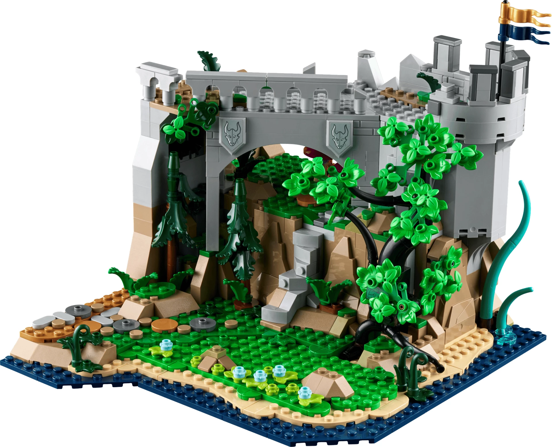 Set LEGO Ideas Dungeons & Dragons Red Dragon’s Tale 21348, 3745 copë, 5 minifigura, 18+