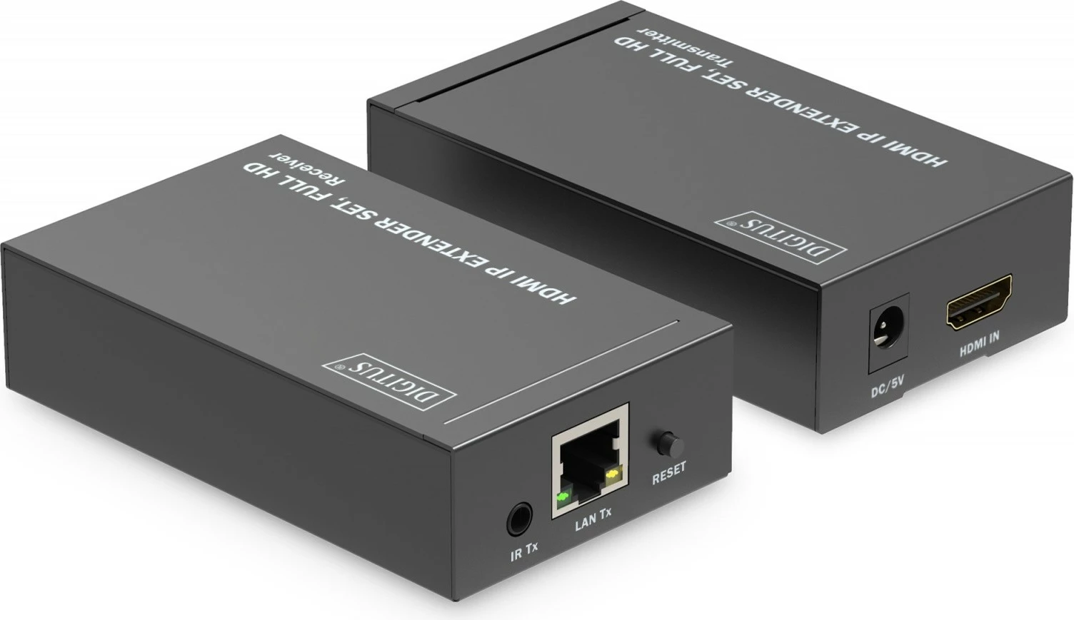 Zgjatues HDMI Digitus DS-55517, set, Full HD 1080p, 120m, i zi