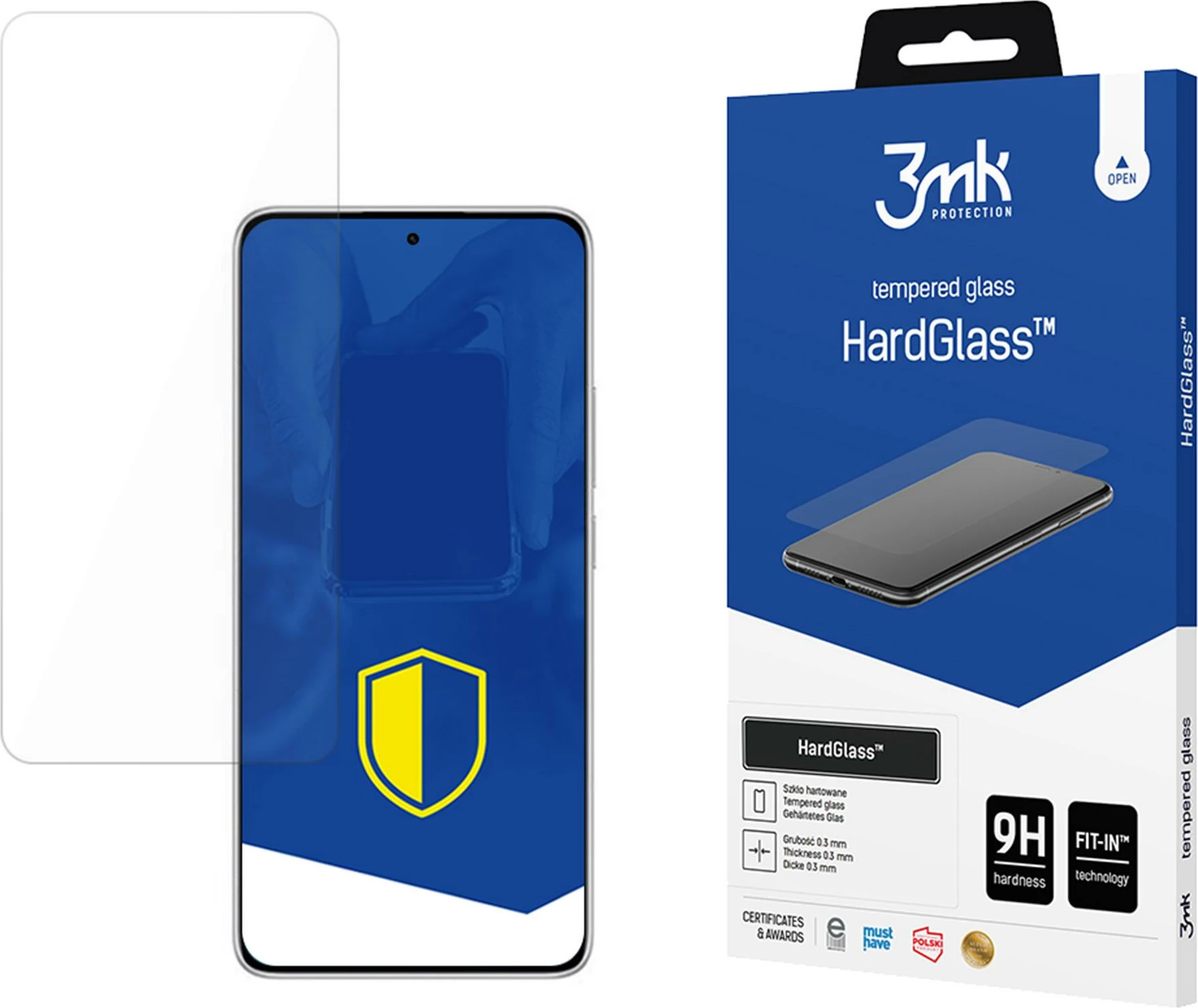 Xham i temperuar 3mk HardGlass për Xiaomi Redmi Note 14 5G, Transparent