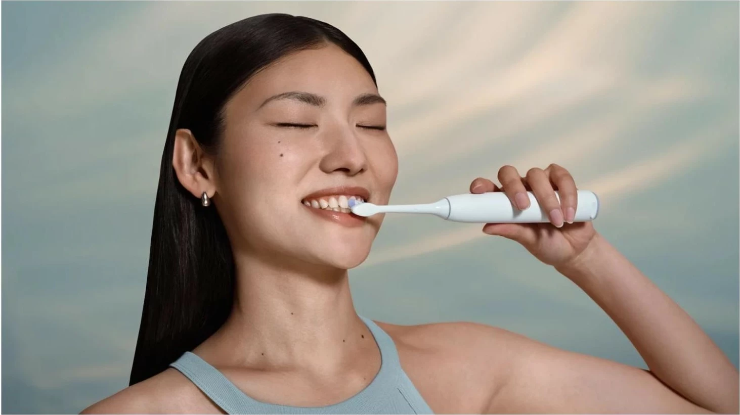 Furçë dhëmbësh sonic Philips Sonicare 6100 HX7400/01, e bardhë
