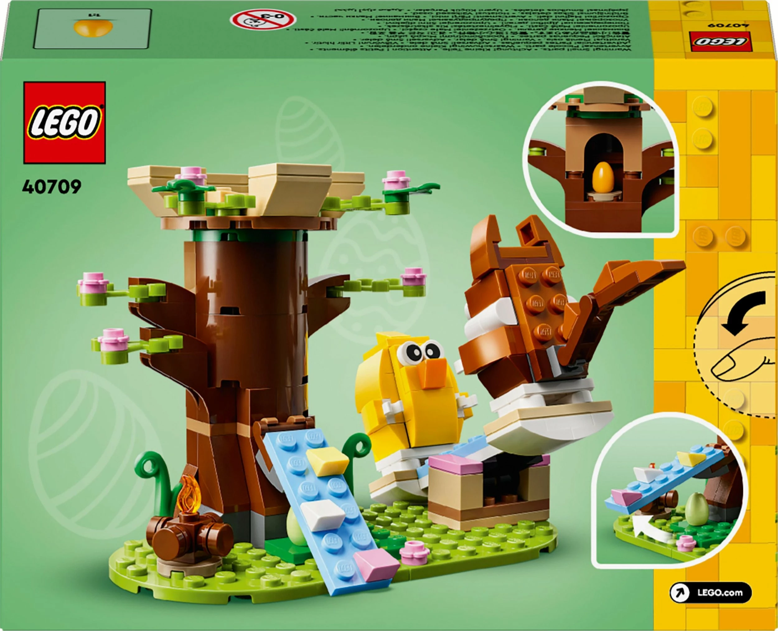 Set LEGO Creator 40709 Spring Playground for Animals, 172 copë, 8+