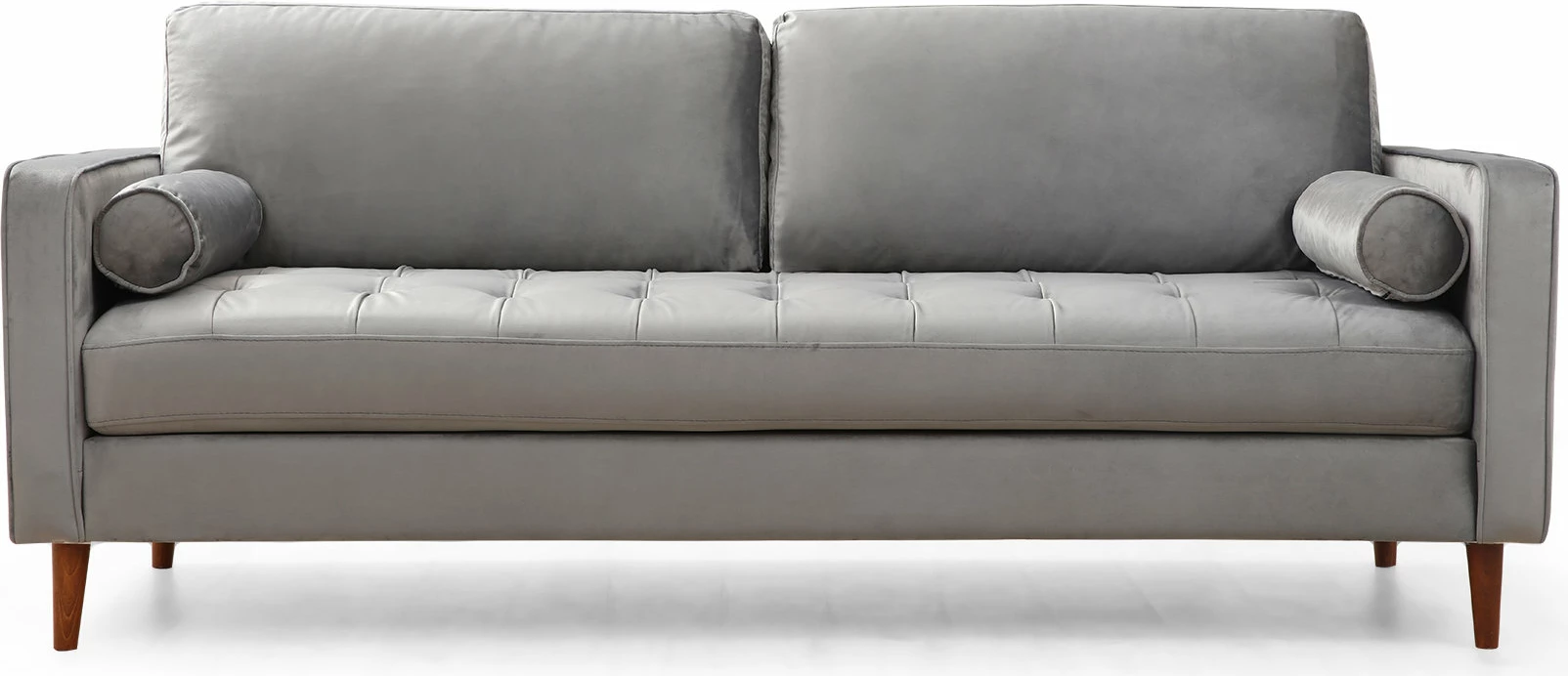 Divan treshe Atelier del Sofa, Rome, ngjyrë gri e çelët