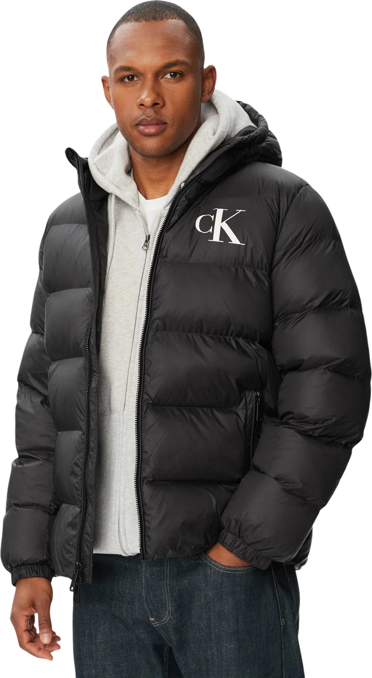 Jakne për meshkuj Calvin Klein Jeans LV04RG513G, e zezë