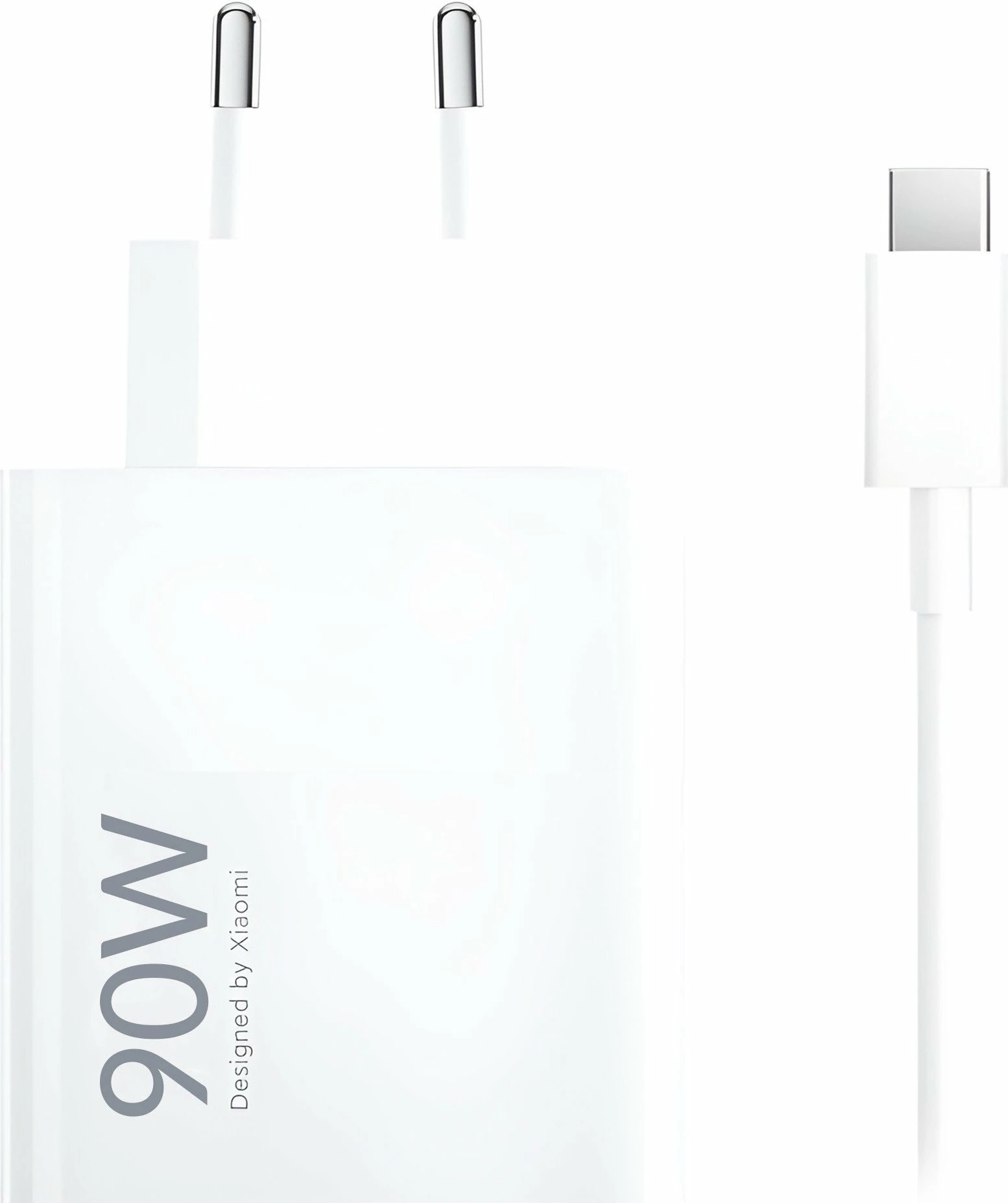 Karikues Xiaomi HyperCharge Combo MDY-15-EK 90W USB-A GaN 6.1A, i bardhë, me kabllo