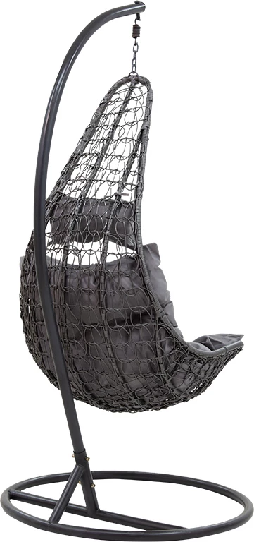 Karrige varëse për kopsht, ngjyrë gri, 103x83x200 cm